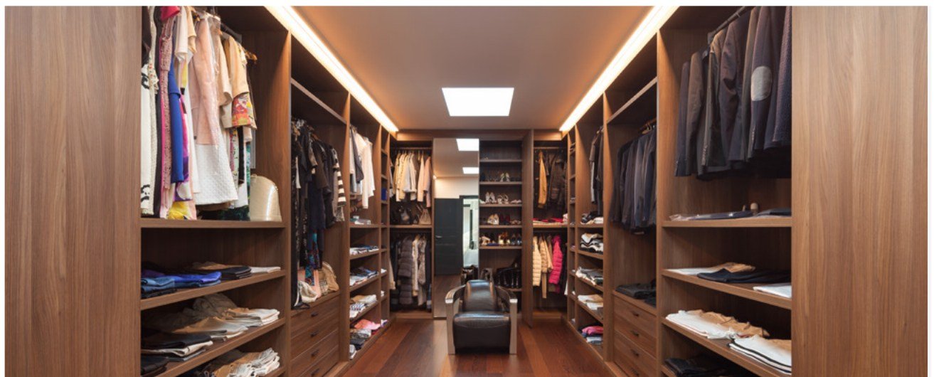 Walk-in wardrobe